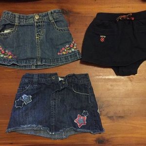 Set of 3 - 12 month skirts